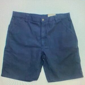 Carhartt Navy Blue Men's Flat Front Shorts